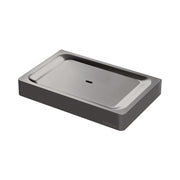 Phoenix Gloss Soap Dish, Brushed Carbon