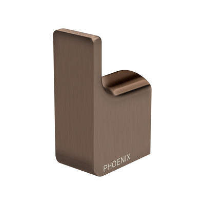 Phoenix Gloss Robe Hook, Brushed Bronze