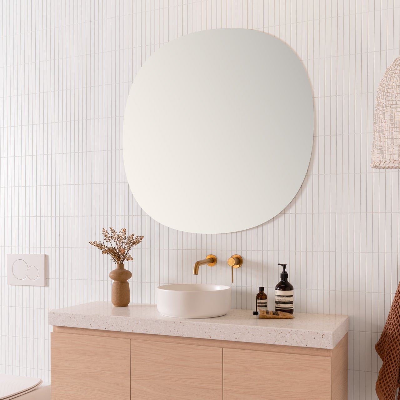 ADP Orb Soft Square Frameless Mirror