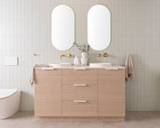 ADP Glacier Lite Hamper Freestanding Vanity