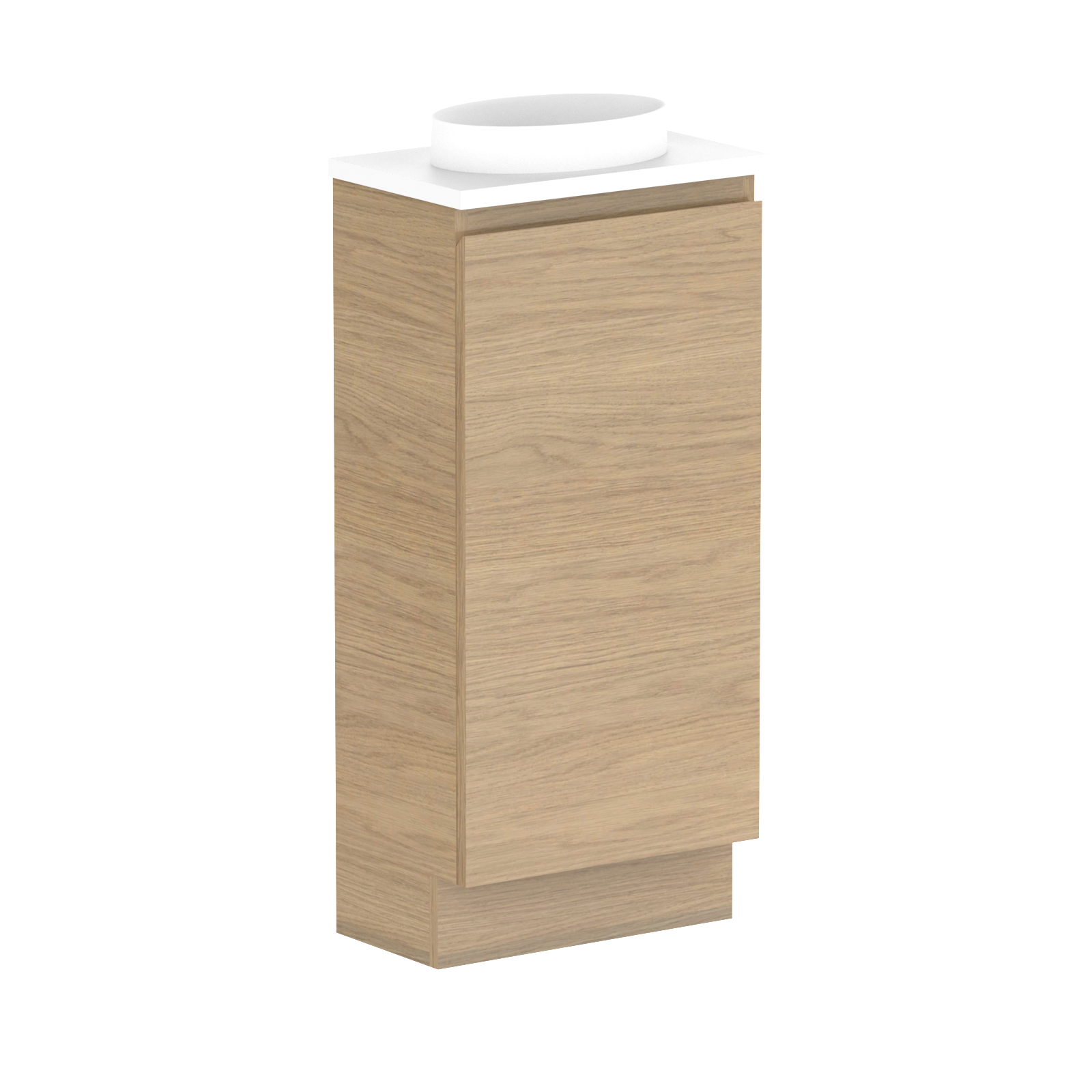 ADP Glacier Mini Lite Small Space Freestanding Vanity