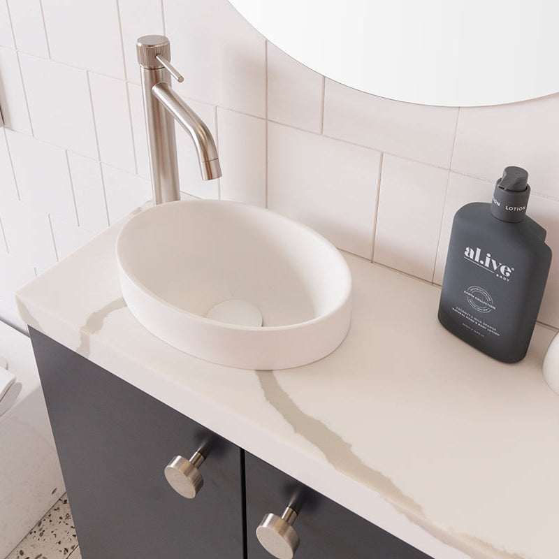 ADP Glacier Mini Lite Small Space Wall Hung Vanity