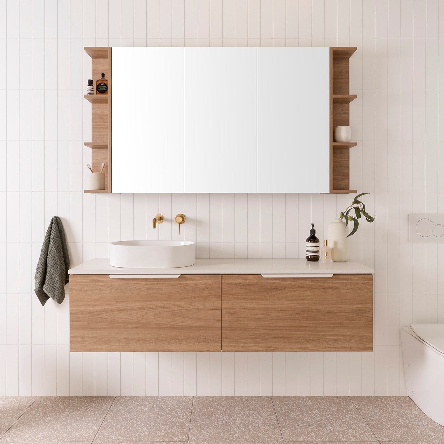 ADP Glacier Lite Ensuite All Drawer Slim Wall Hung Vanity