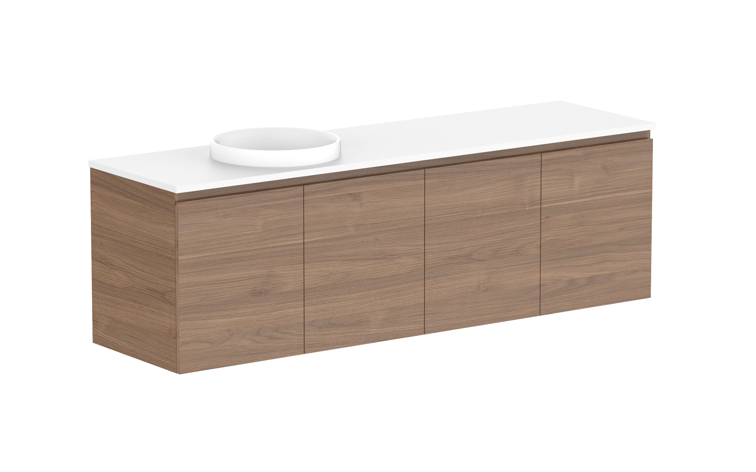 ADP Glacier Lite All Door Twin Wall Hung Vanity