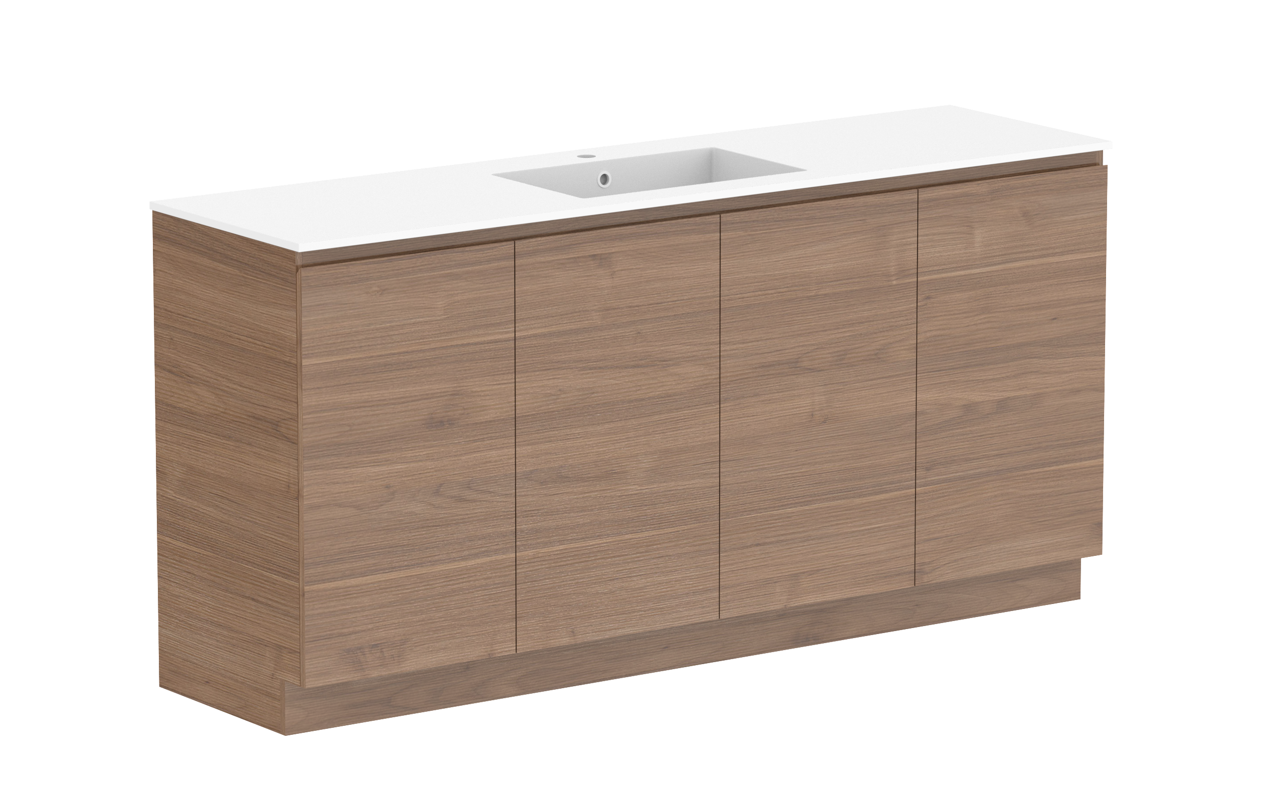 ADP Glacier Lite All Door Trio Freestanding Vanity