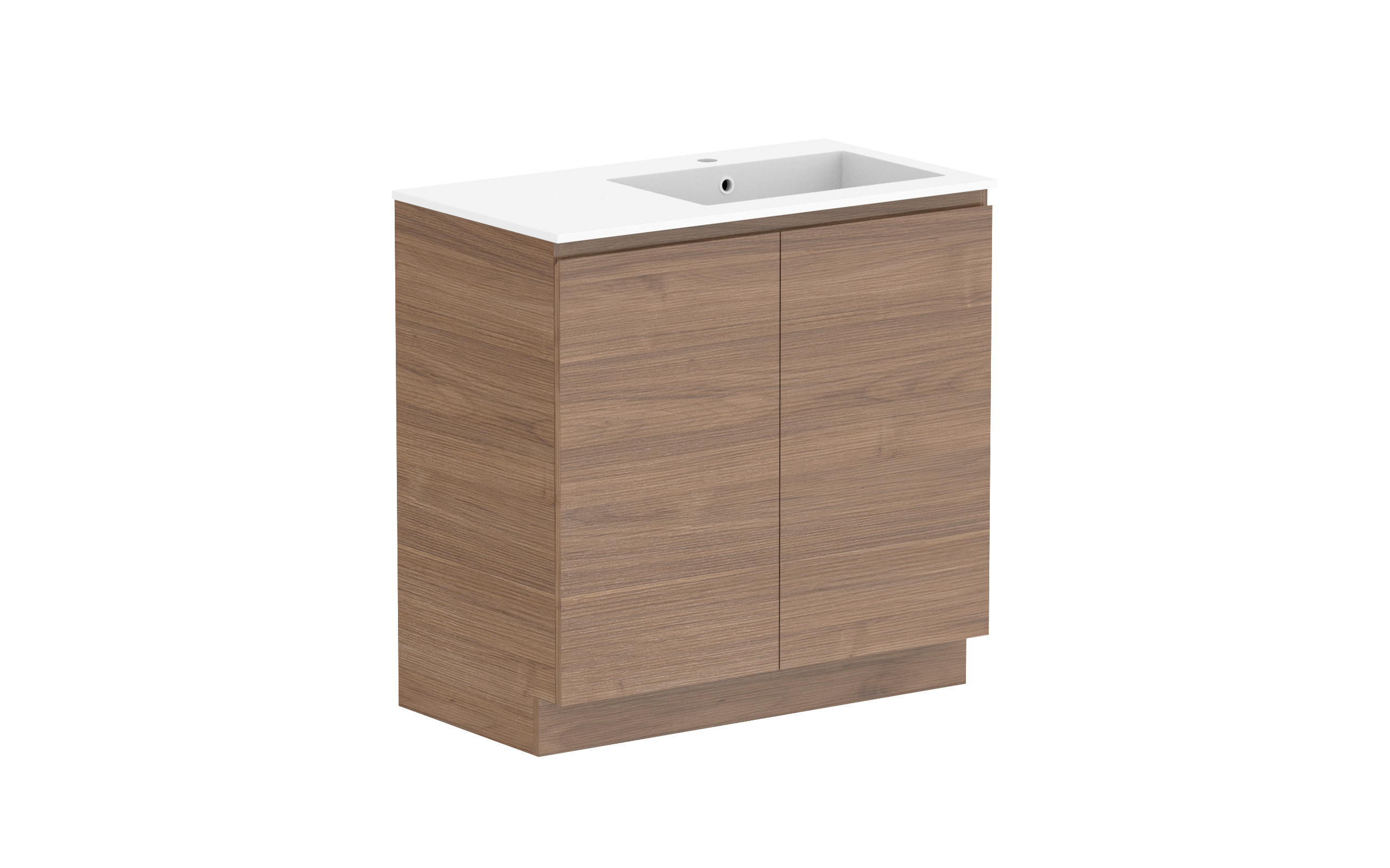 ADP Glacier Lite All Door Trio Freestanding Vanity