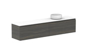 ADP Glacier Ensuite All Drawer Slim Wall Hung Vanity - 1800mm / Benchtop / Right Hand Bowl