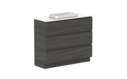 ADP Glacier Ensuite All Drawer Freestanding Vanity - 1050mm / Benchtop / Centre Bowl