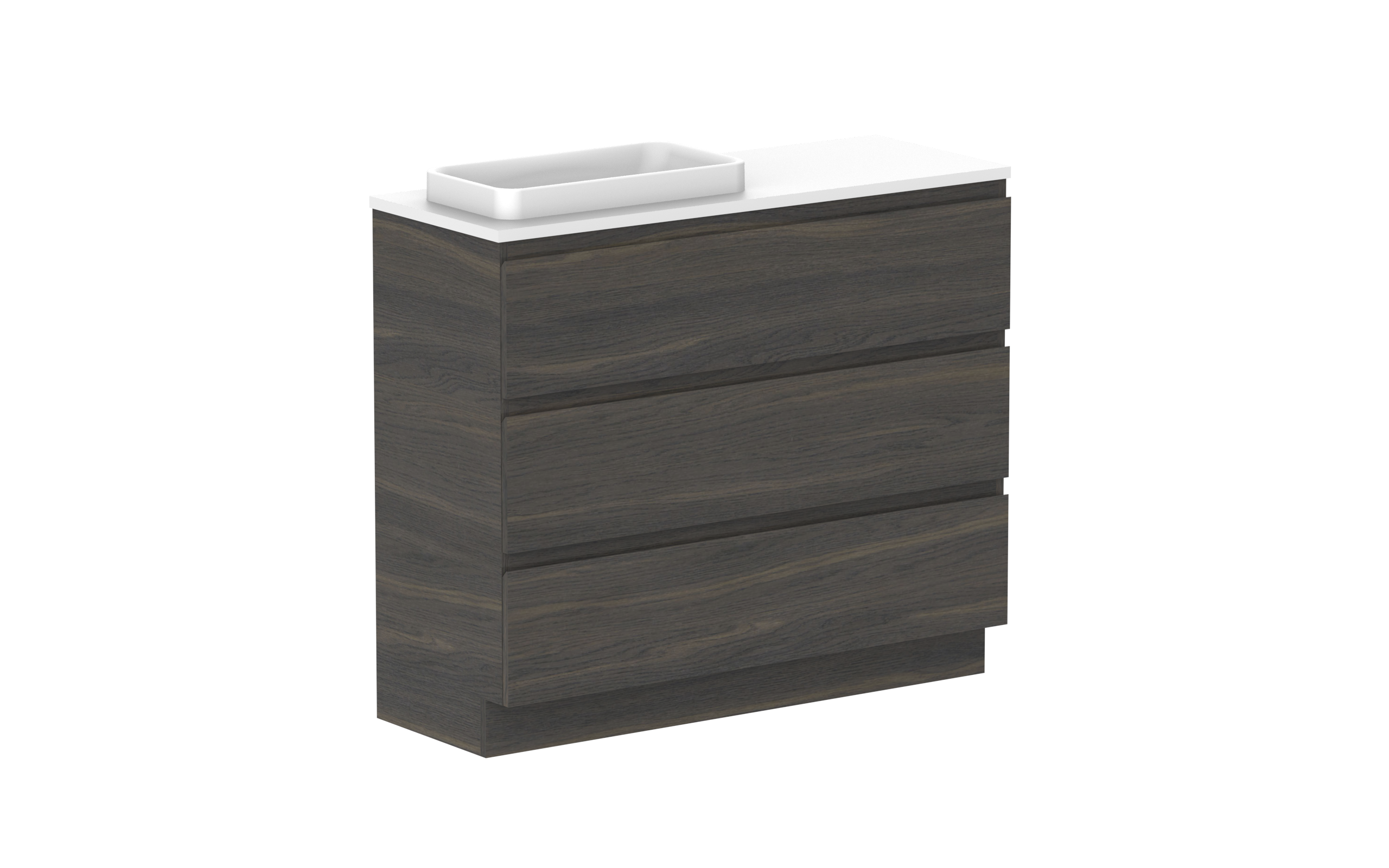 ADP Glacier Lite Ensuite All Drawer Freestanding Vanity