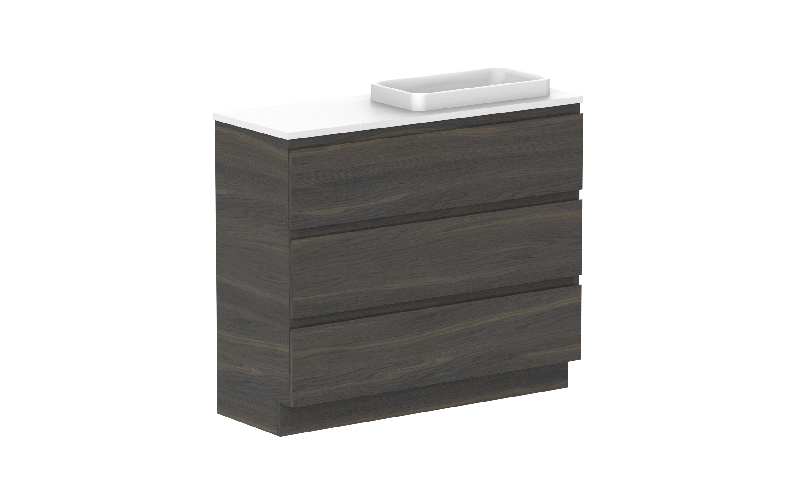 ADP Glacier Lite Ensuite All Drawer Freestanding Vanity