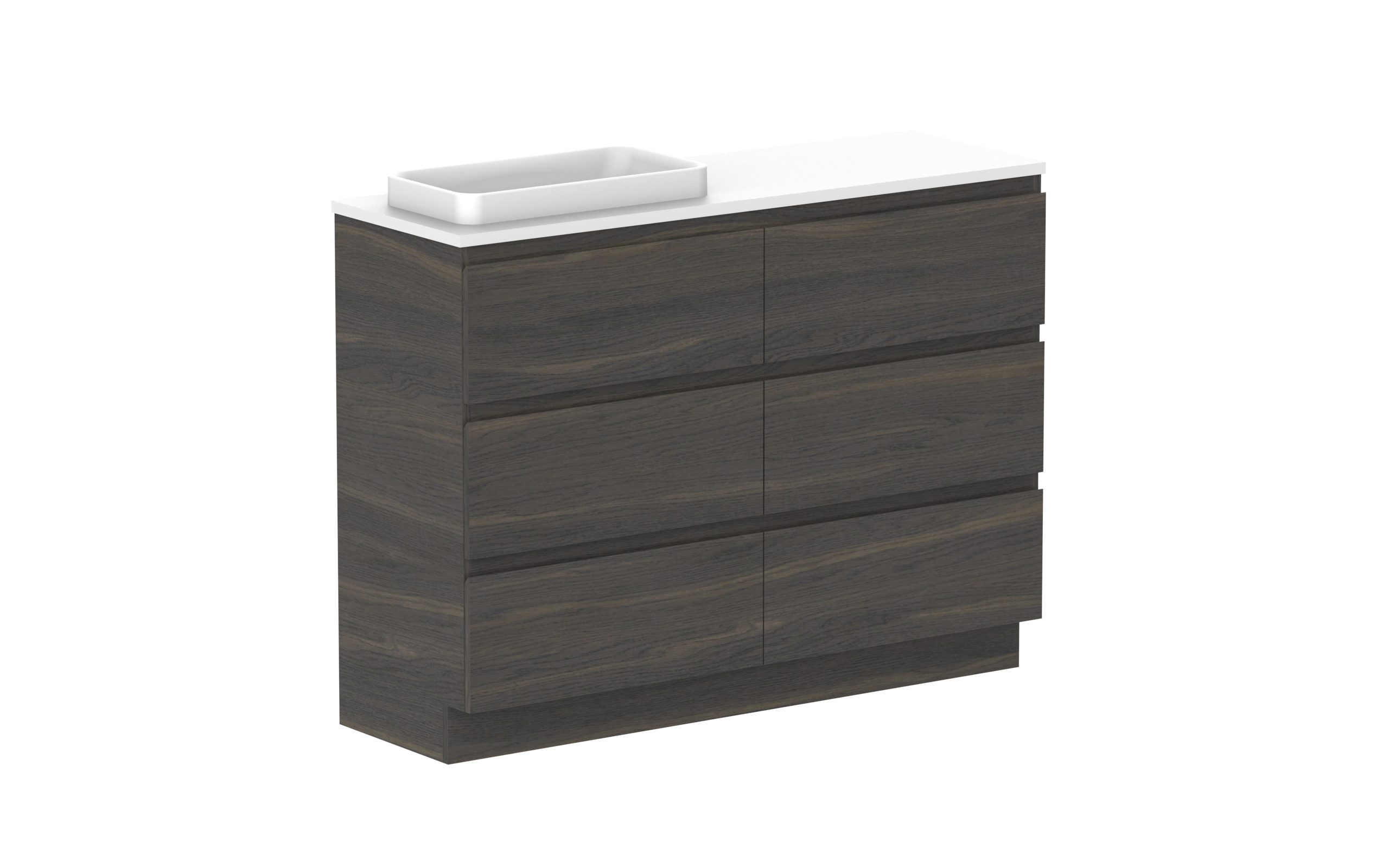 ADP Glacier Lite Ensuite All Drawer Freestanding Vanity