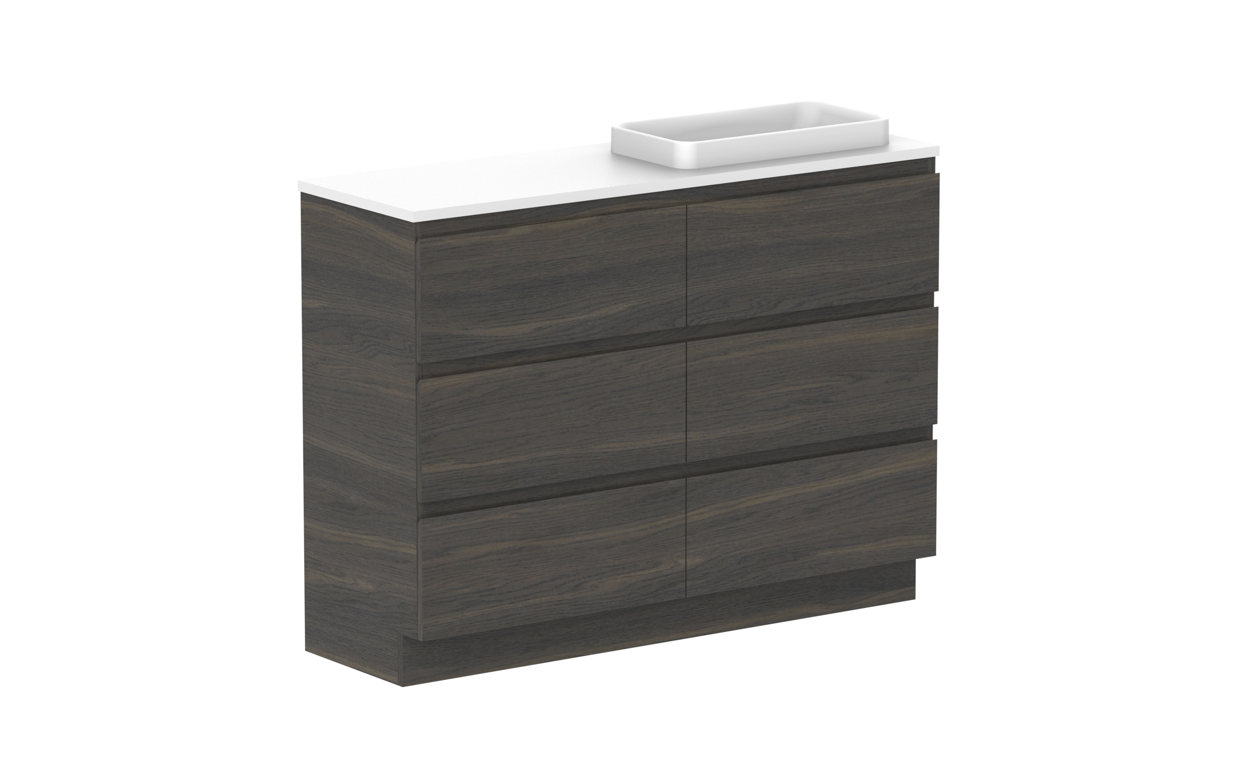 ADP Glacier Lite Ensuite All Drawer Freestanding Vanity
