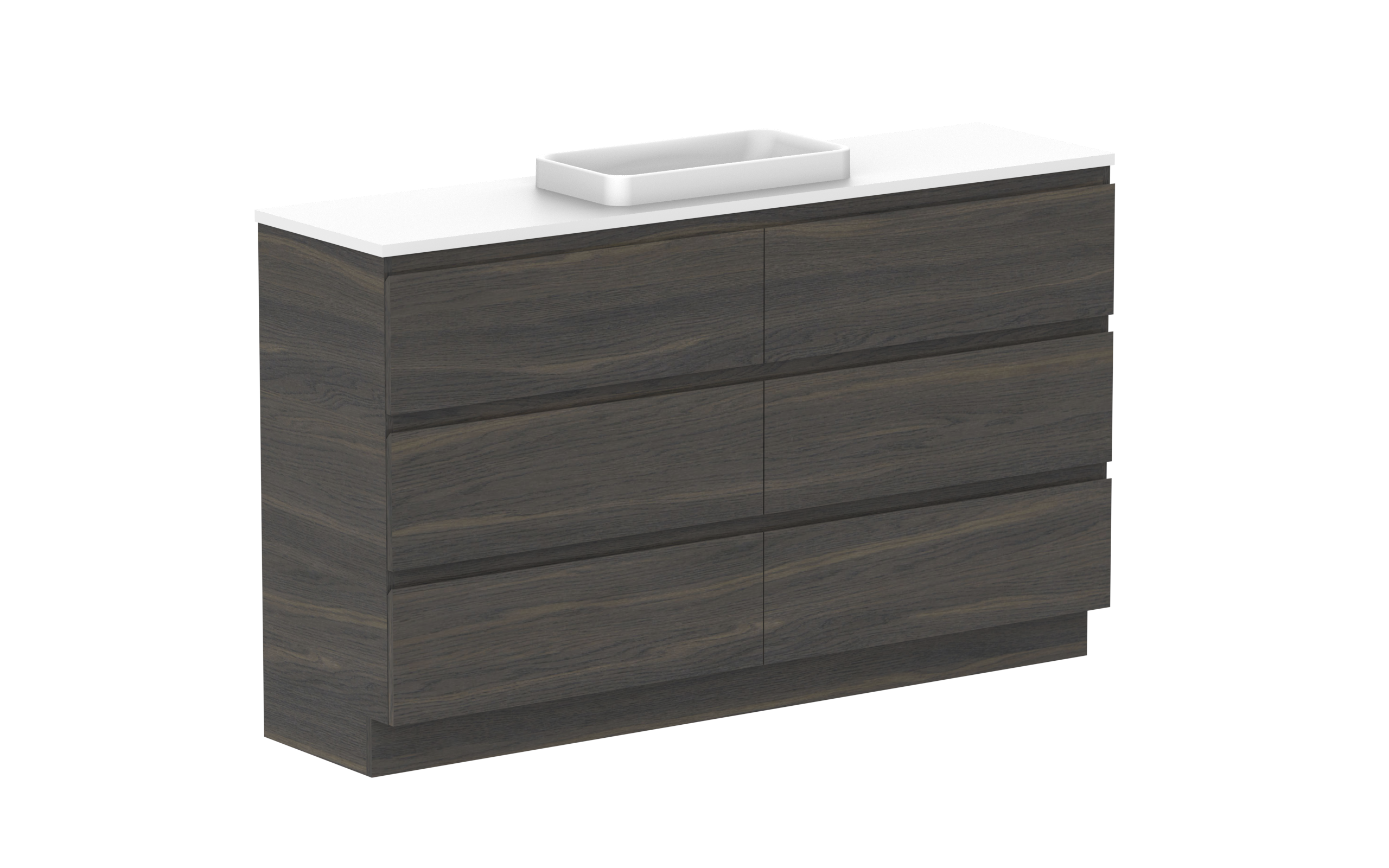 ADP Glacier Lite Ensuite All Drawer Freestanding Vanity