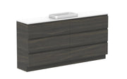 ADP Glacier Ensuite All Drawer Freestanding Vanity - 1800mm / Benchtop / Centre Bowl
