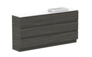 ADP Glacier Ensuite All Drawer Freestanding Vanity - 1800mm / Benchtop / Right Hand Bowl
