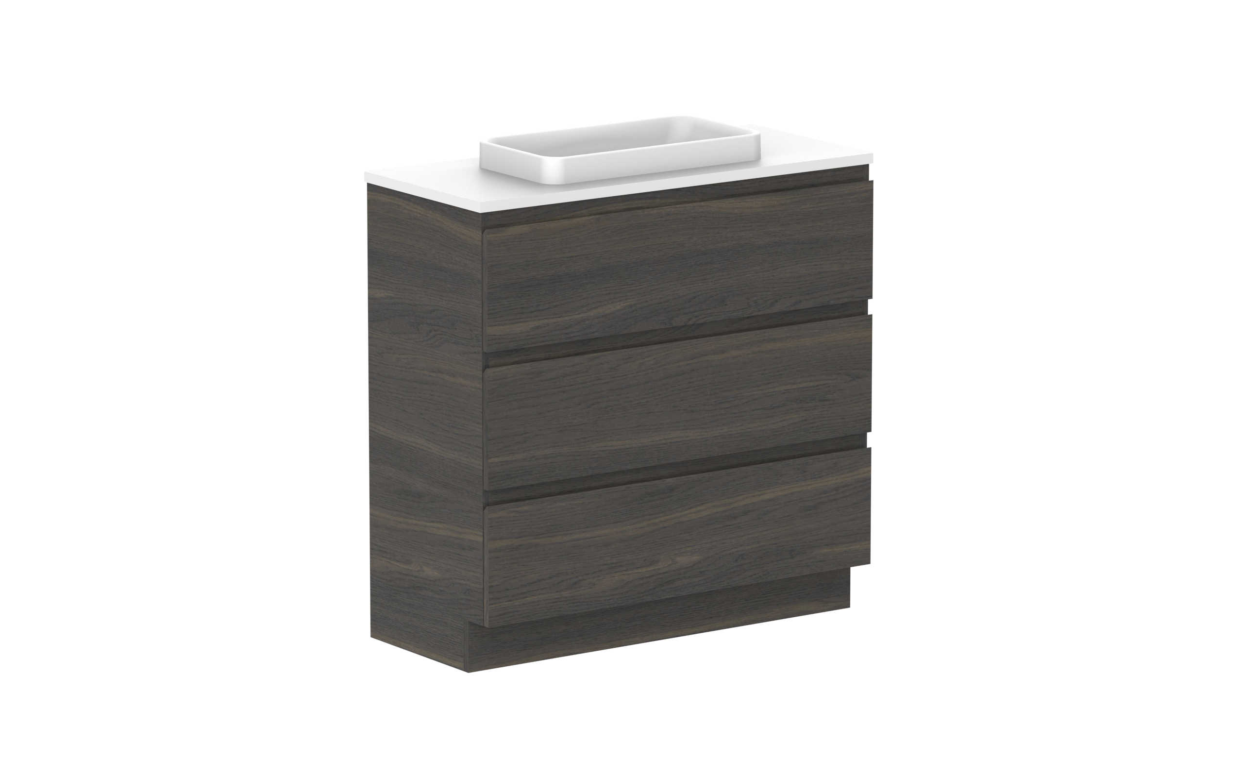 ADP Glacier Lite Ensuite All Drawer Freestanding Vanity