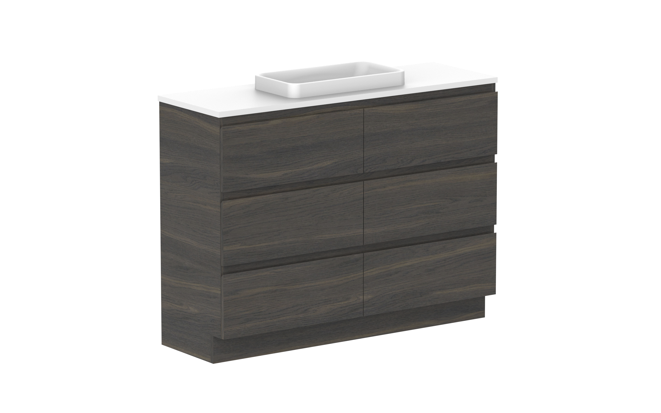 ADP Glacier Lite Ensuite All Drawer Freestanding Vanity