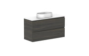 ADP Glacier Ensuite All Drawer Twin Wall Hung Vanity - 1050mm / Benchtop / Centre Bowl