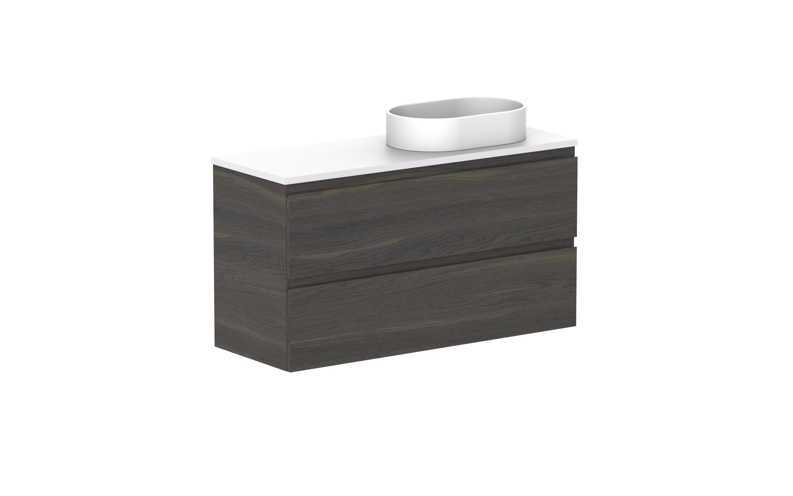 ADP Glacier Lite Ensuite All Drawer Twin Wall Hung Vanity