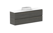 ADP Glacier Ensuite All Drawer Twin Wall Hung Vanity - 1500mm / Benchtop / Centre Bowl