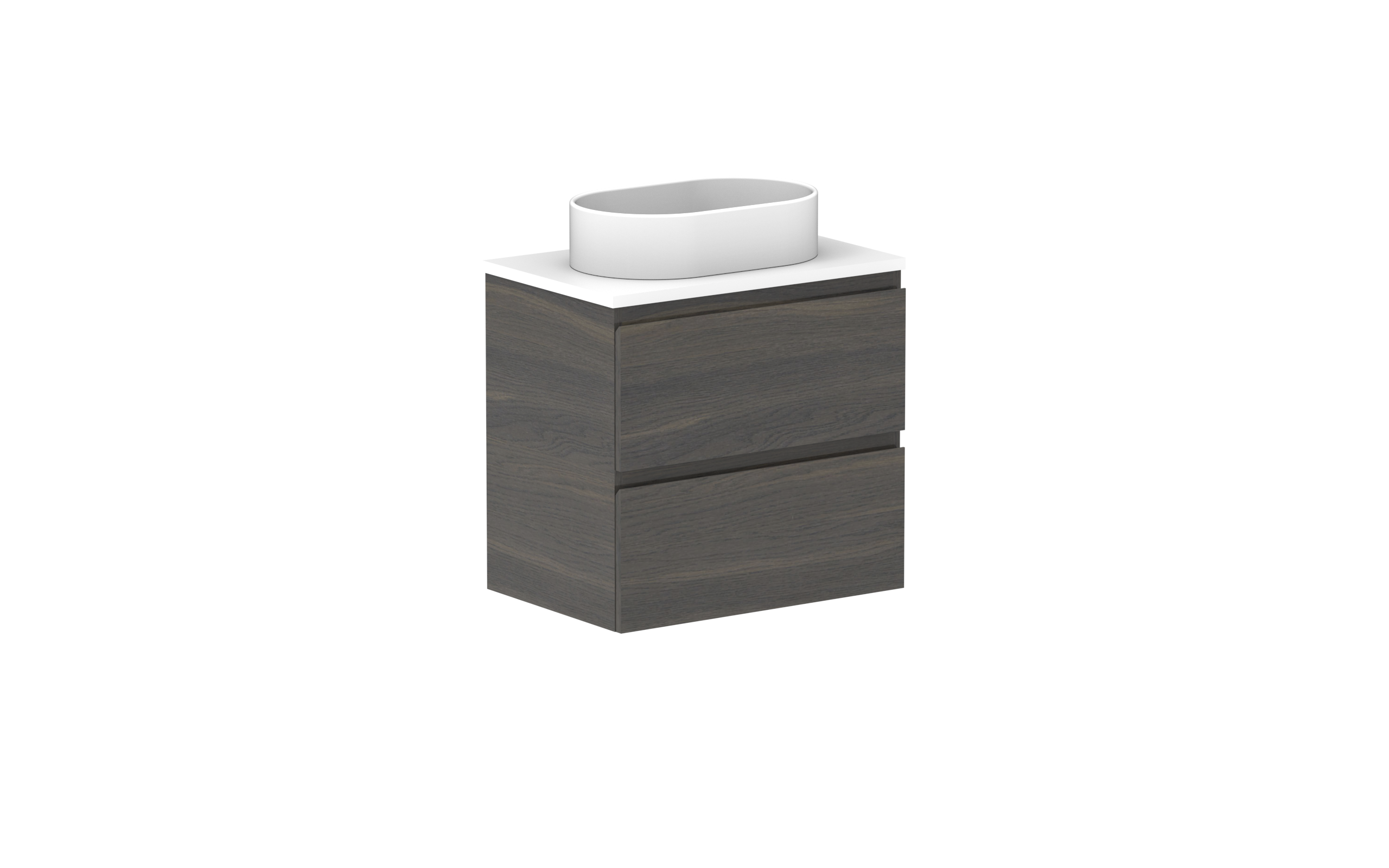 ADP Glacier Lite Ensuite All Drawer Twin Wall Hung Vanity