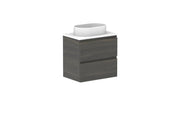 ADP Glacier Ensuite All Drawer Twin Wall Hung Vanity - 600mm / Benchtop / Centre Bowl