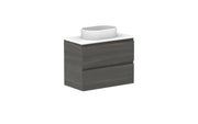 ADP Glacier Ensuite All Drawer Twin Wall Hung Vanity - 750mm / Benchtop / Centre Bowl