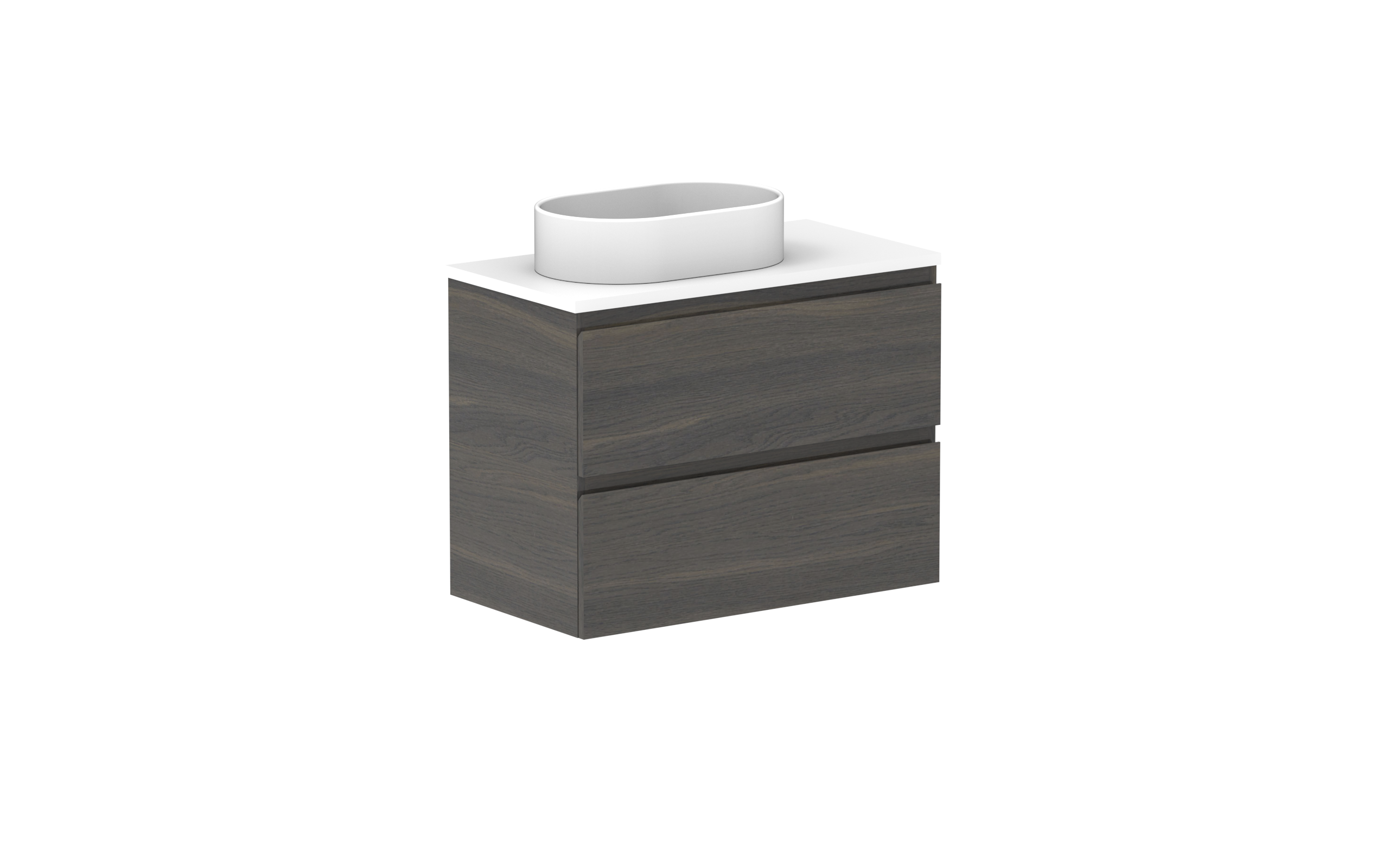 ADP Glacier Lite Ensuite All Drawer Twin Wall Hung Vanity