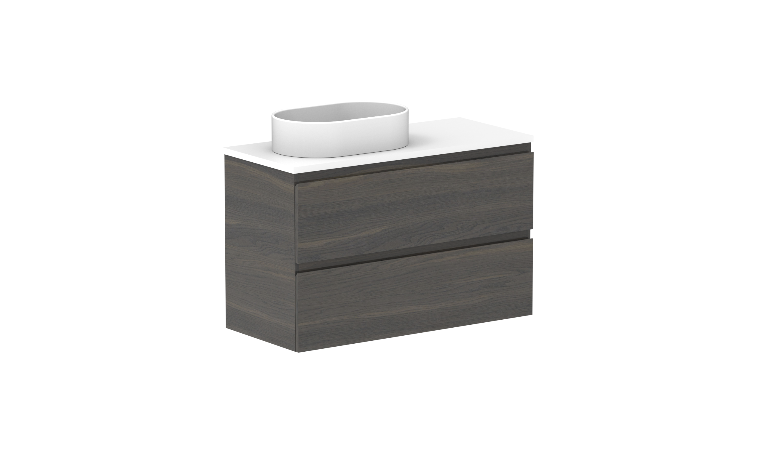 ADP Glacier Lite Ensuite All Drawer Twin Wall Hung Vanity