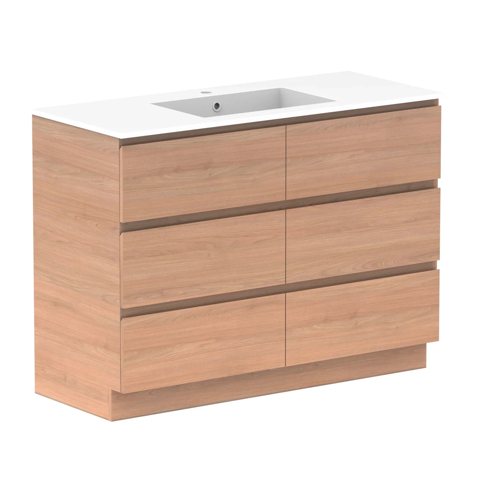 ADP Glacier Lite All Drawer Trio Freestanding Vanity