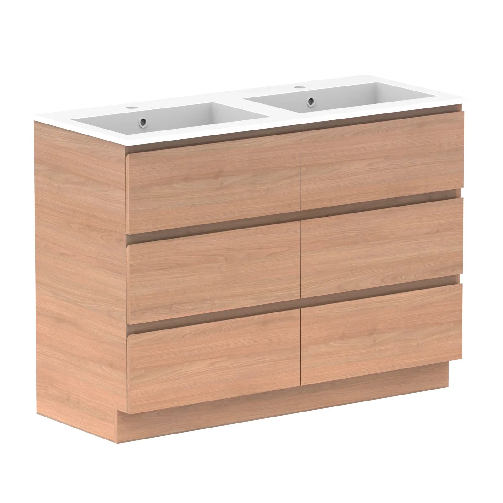 ADP Glacier Lite All Drawer Trio Freestanding Vanity