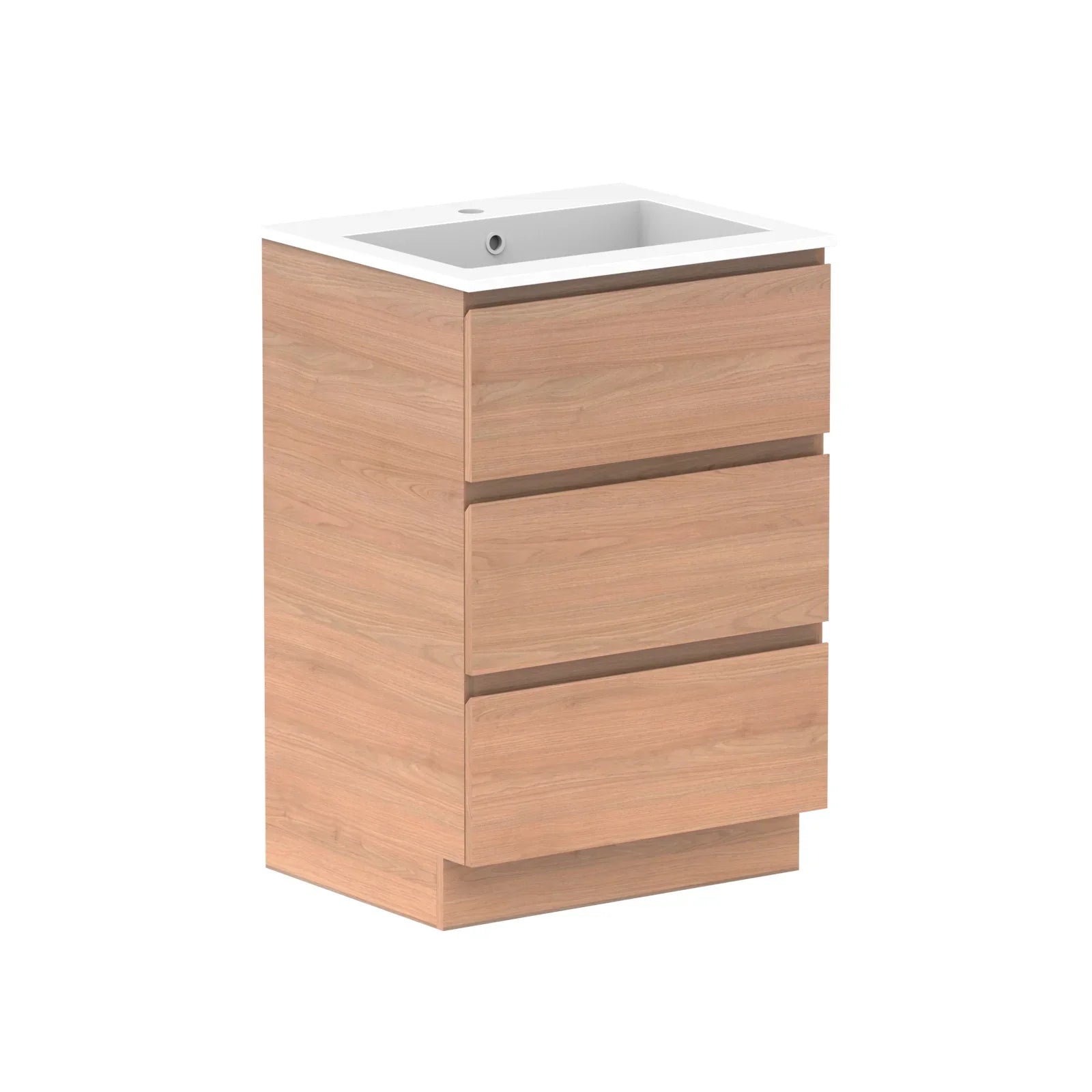 ADP Glacier Lite All Drawer Trio Freestanding Vanity