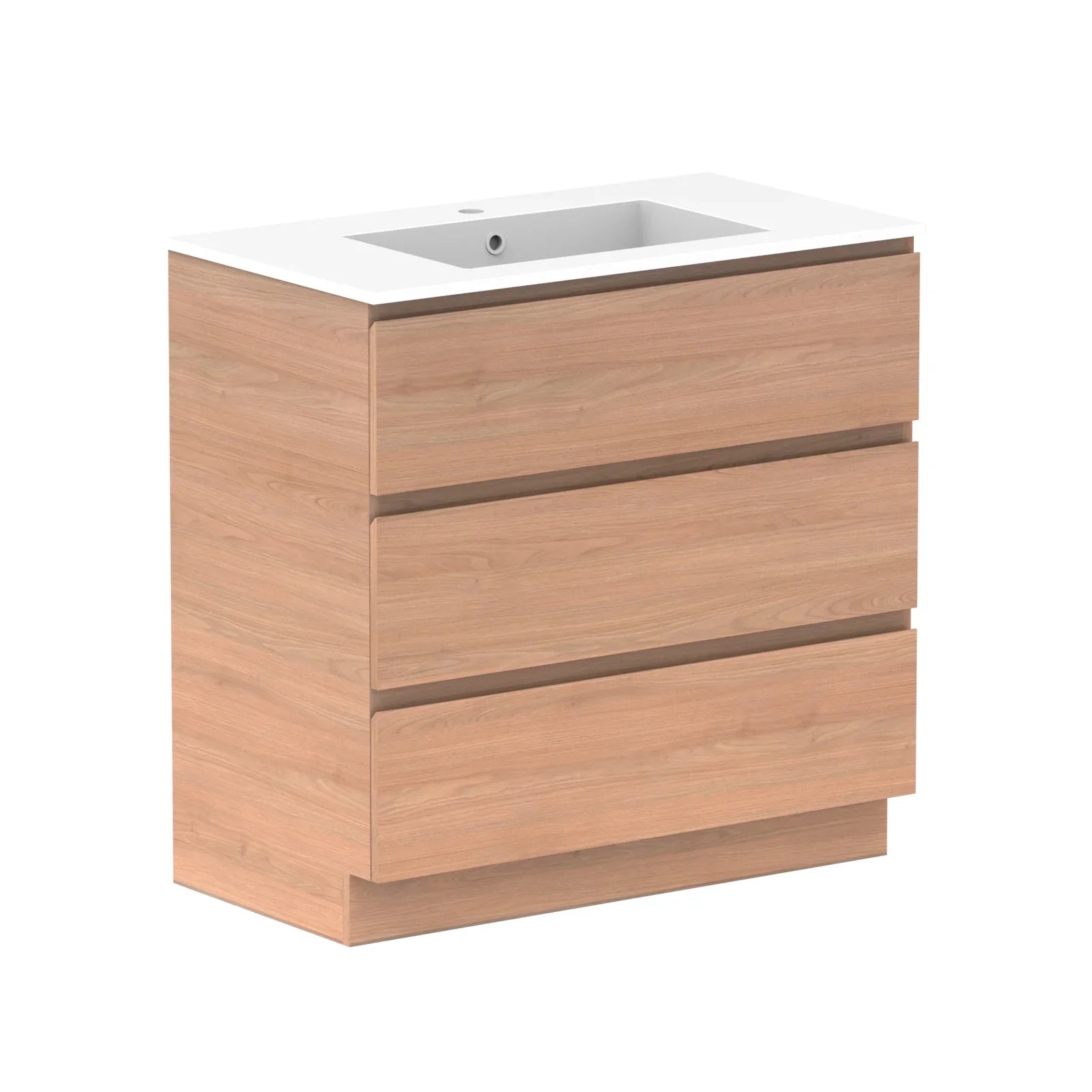 ADP Glacier Lite All Drawer Trio Freestanding Vanity
