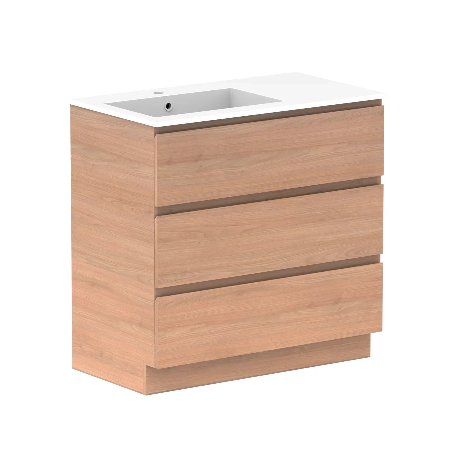 ADP Glacier Lite All Drawer Trio Freestanding Vanity