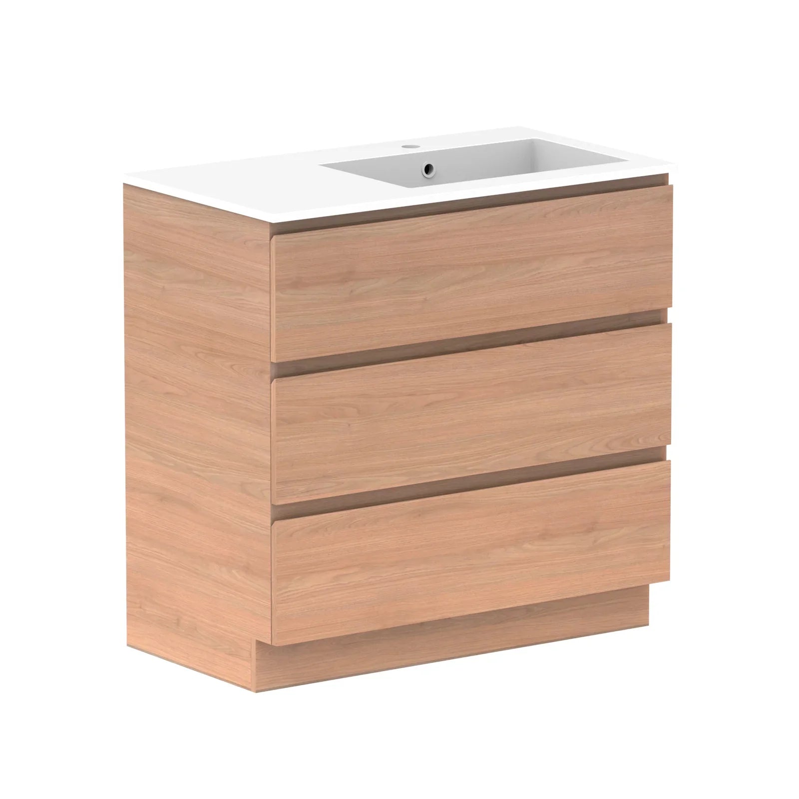 ADP Glacier Lite All Drawer Trio Freestanding Vanity