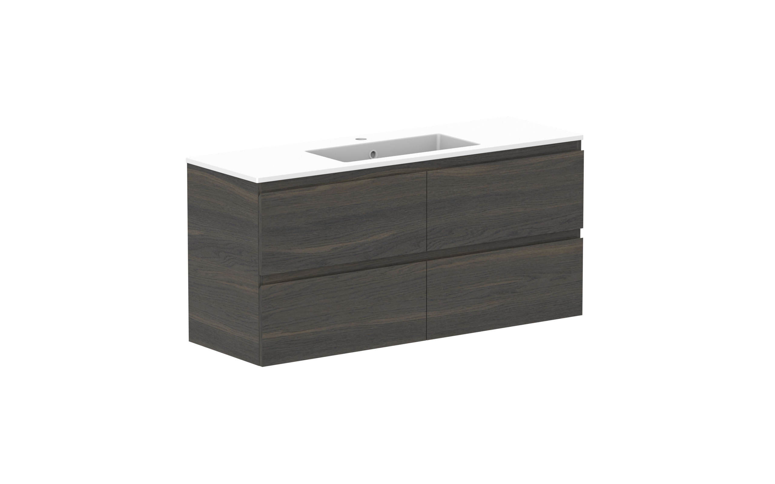 ADP Glacier Lite Ensuite All Drawer Twin Wall Hung Vanity