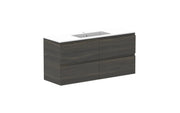 ADP Glacier Ensuite All Drawer Twin Wall Hung Vanity - 1200mm / Cast Marble Moulded Top / Centre Bowl