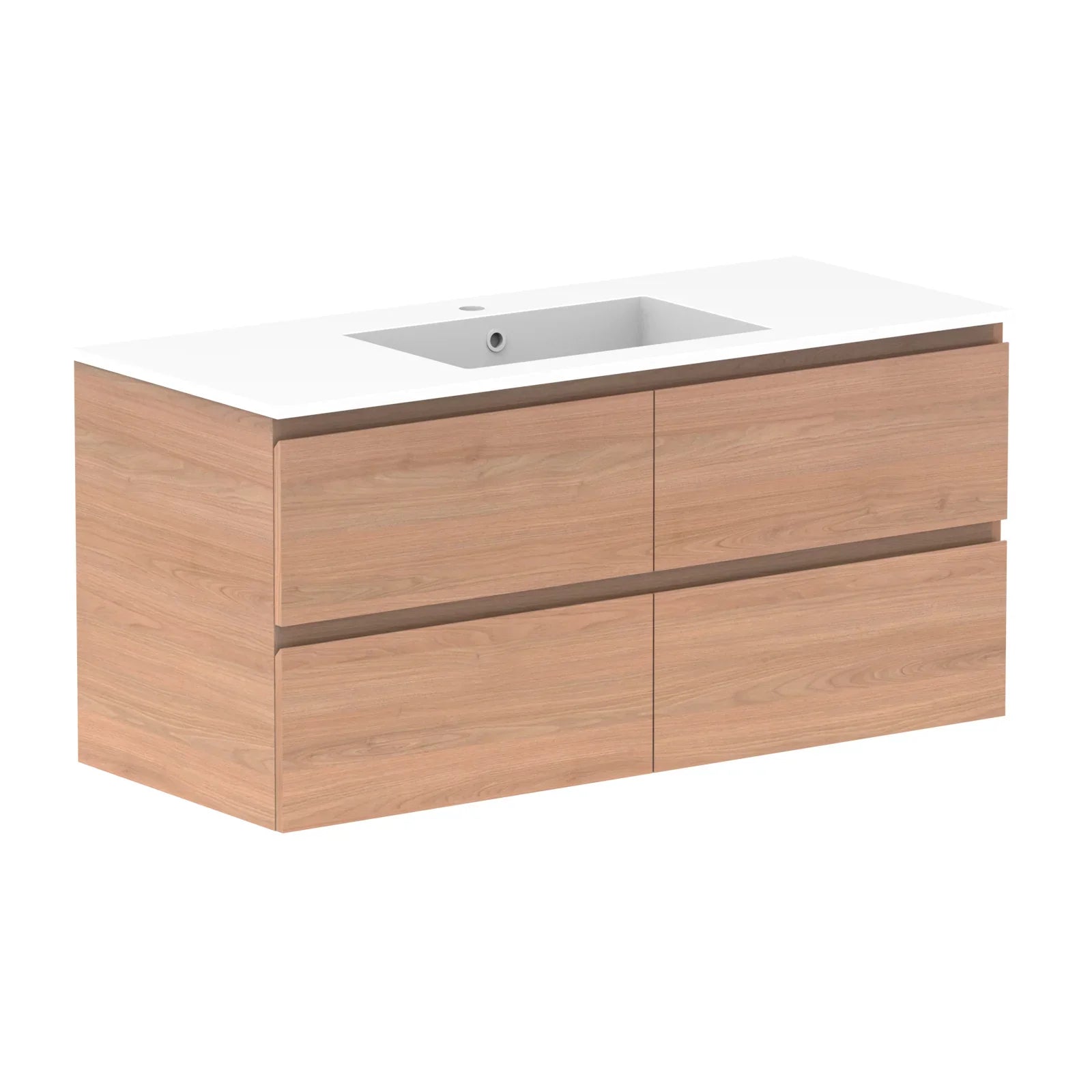 ADP Glacier Lite All Drawer Twin Wall Hung Vanity