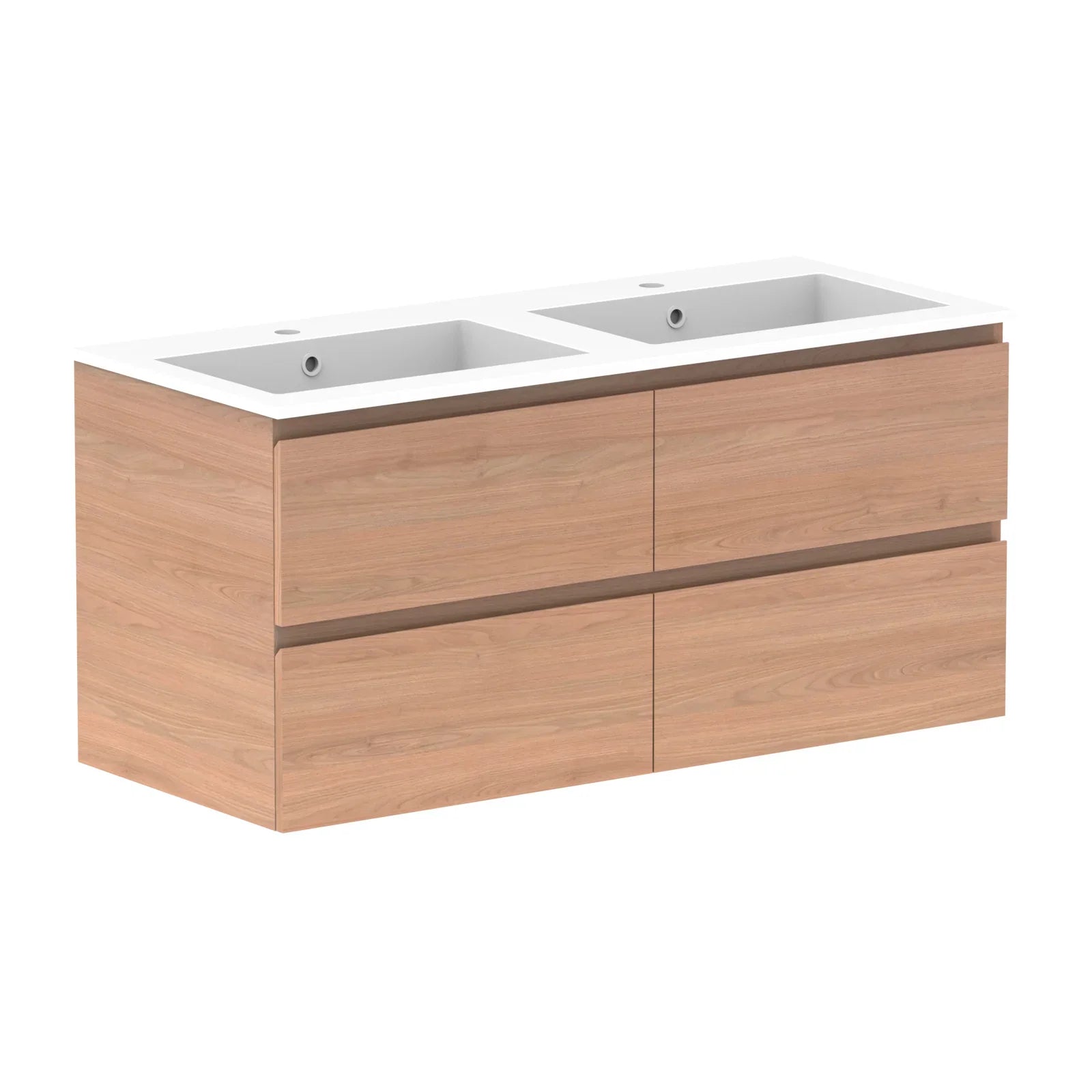 ADP Glacier Lite All Drawer Twin Wall Hung Vanity