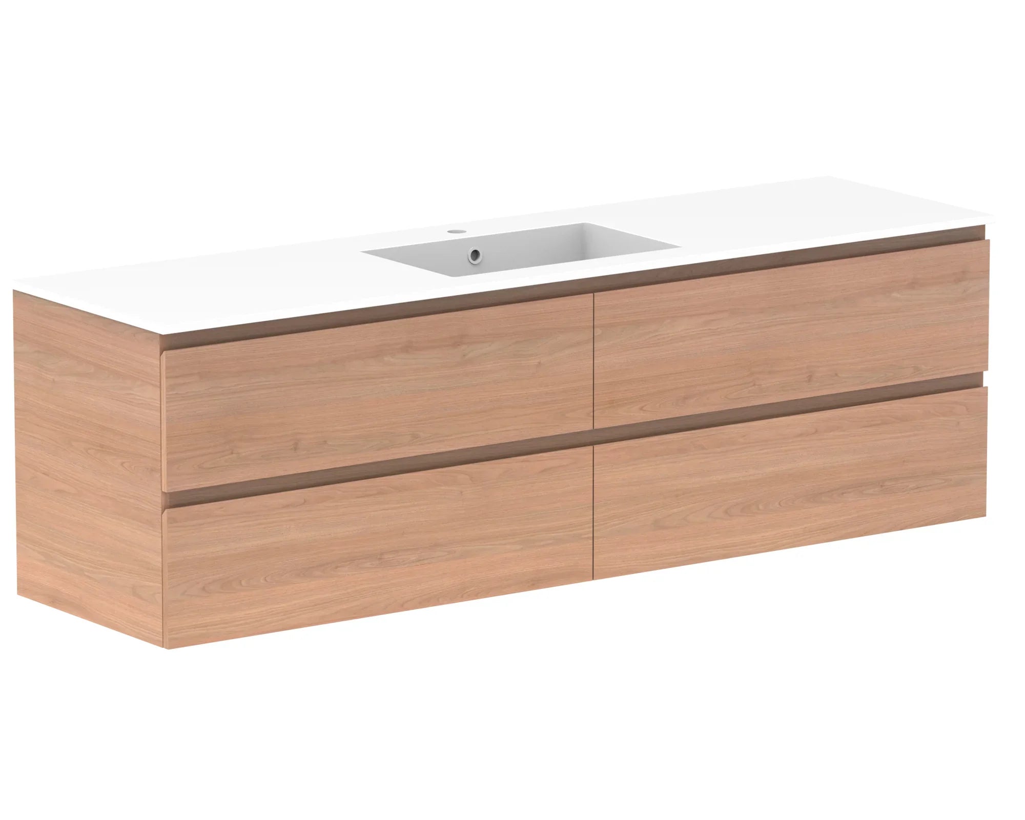 ADP Glacier Lite All Drawer Twin Wall Hung Vanity