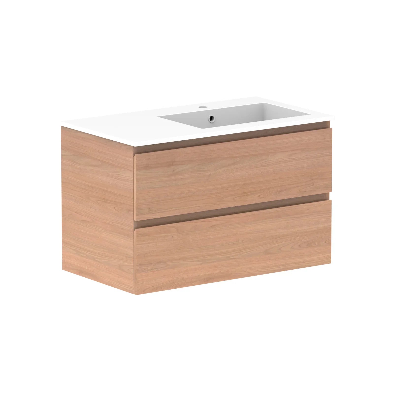 ADP Glacier Lite All Drawer Twin Wall Hung Vanity