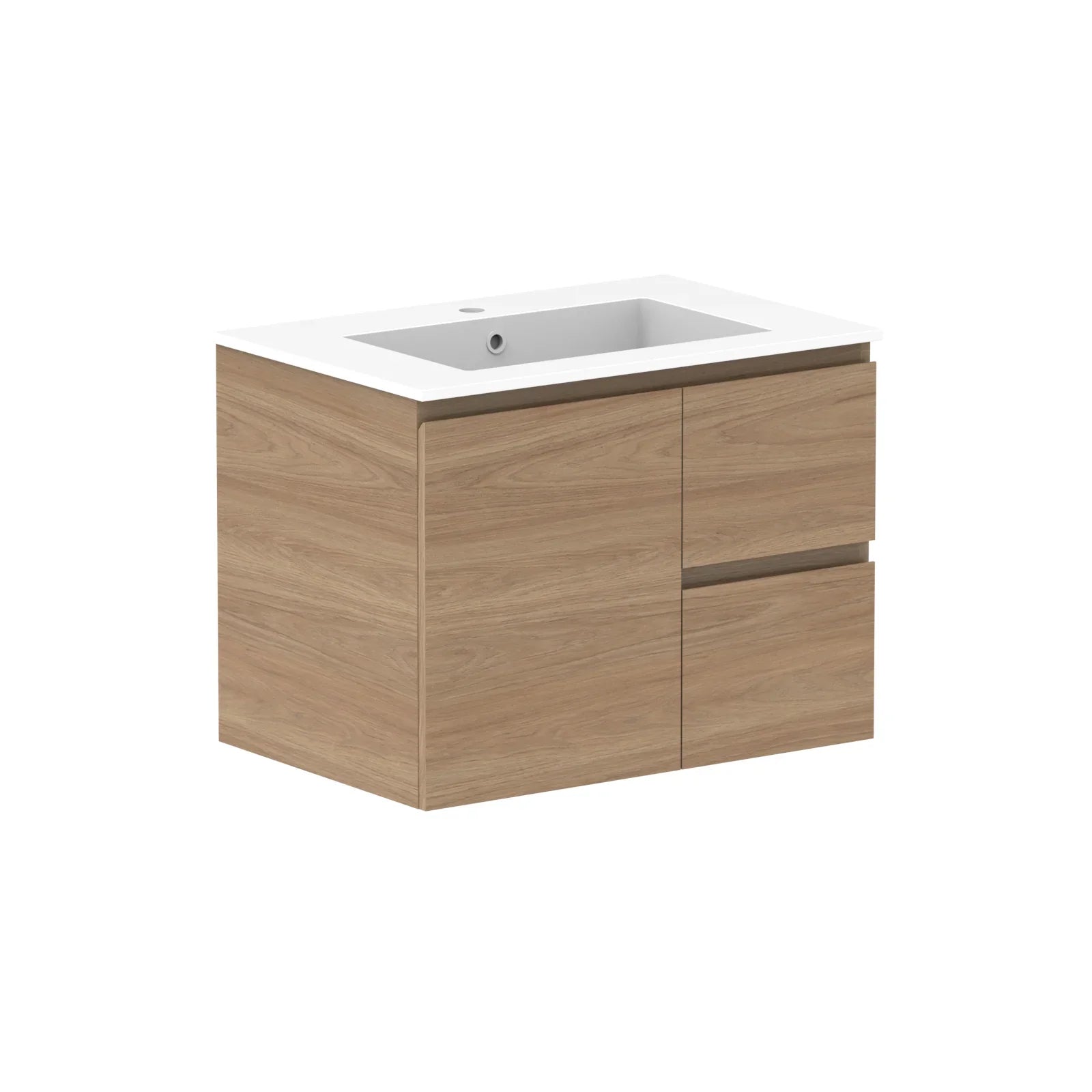 ADP Glacier Lite Door & Drawer Twin Wall Hung Vanity