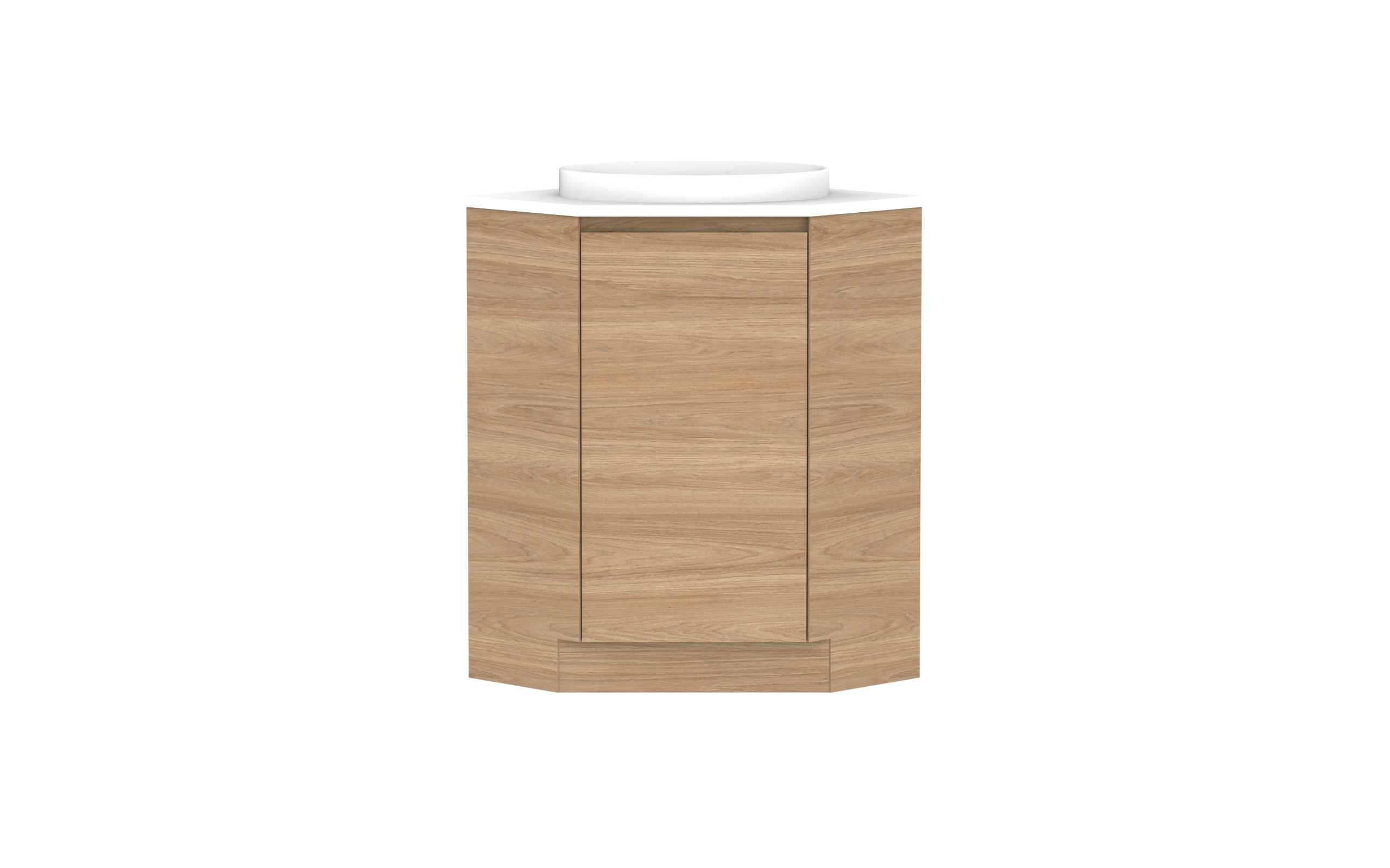 ADP Glacier Lite Corner Freestanding Vanity