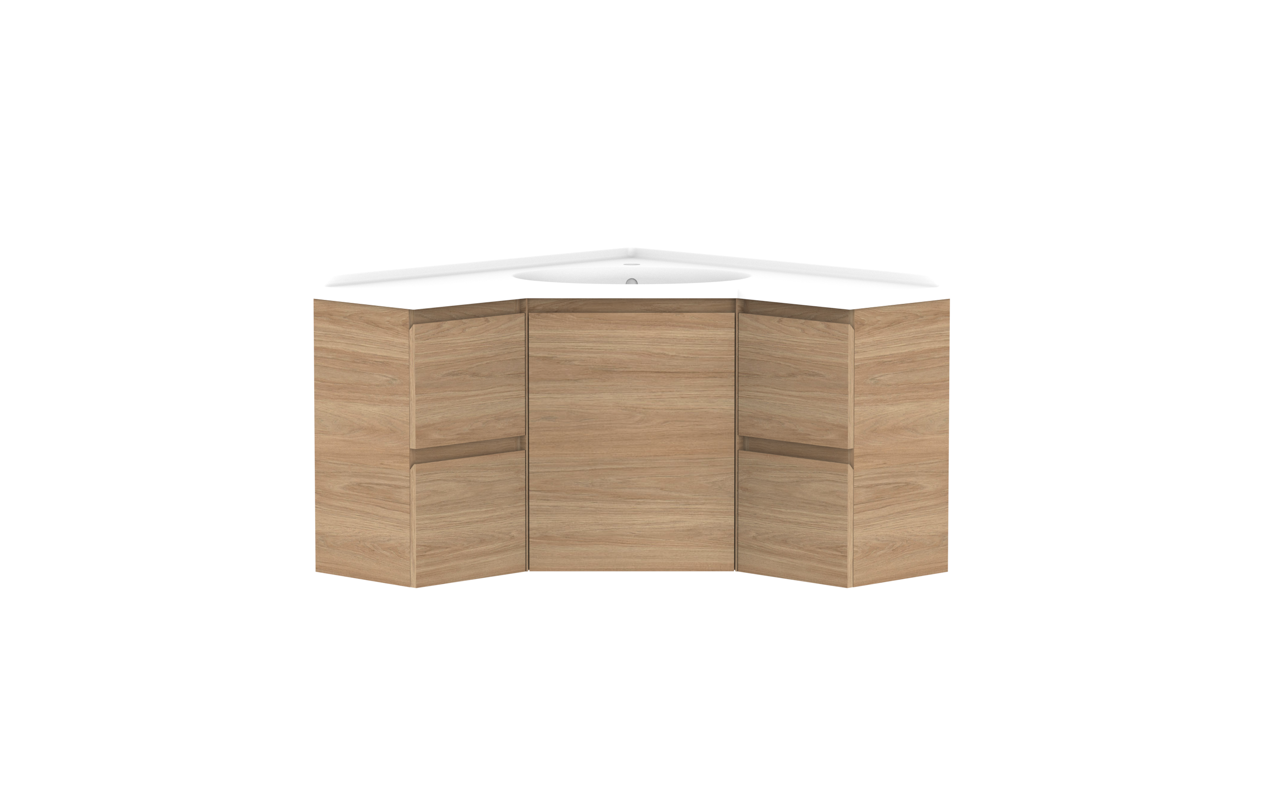 ADP Glacier Lite Corner Wall Hung Vanity
