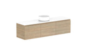 ADP Glacier Ensuite All Door Slim Wall Hung Vanity - 1500mm / Benchtop / Centre Bowl