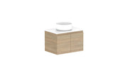 ADP Glacier Ensuite All Door Slim Wall Hung Vanity - 600mm / Benchtop / Centre Bowl