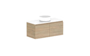ADP Glacier Ensuite All Door Slim Wall Hung Vanity - 900mm / Benchtop / Centre Bowl
