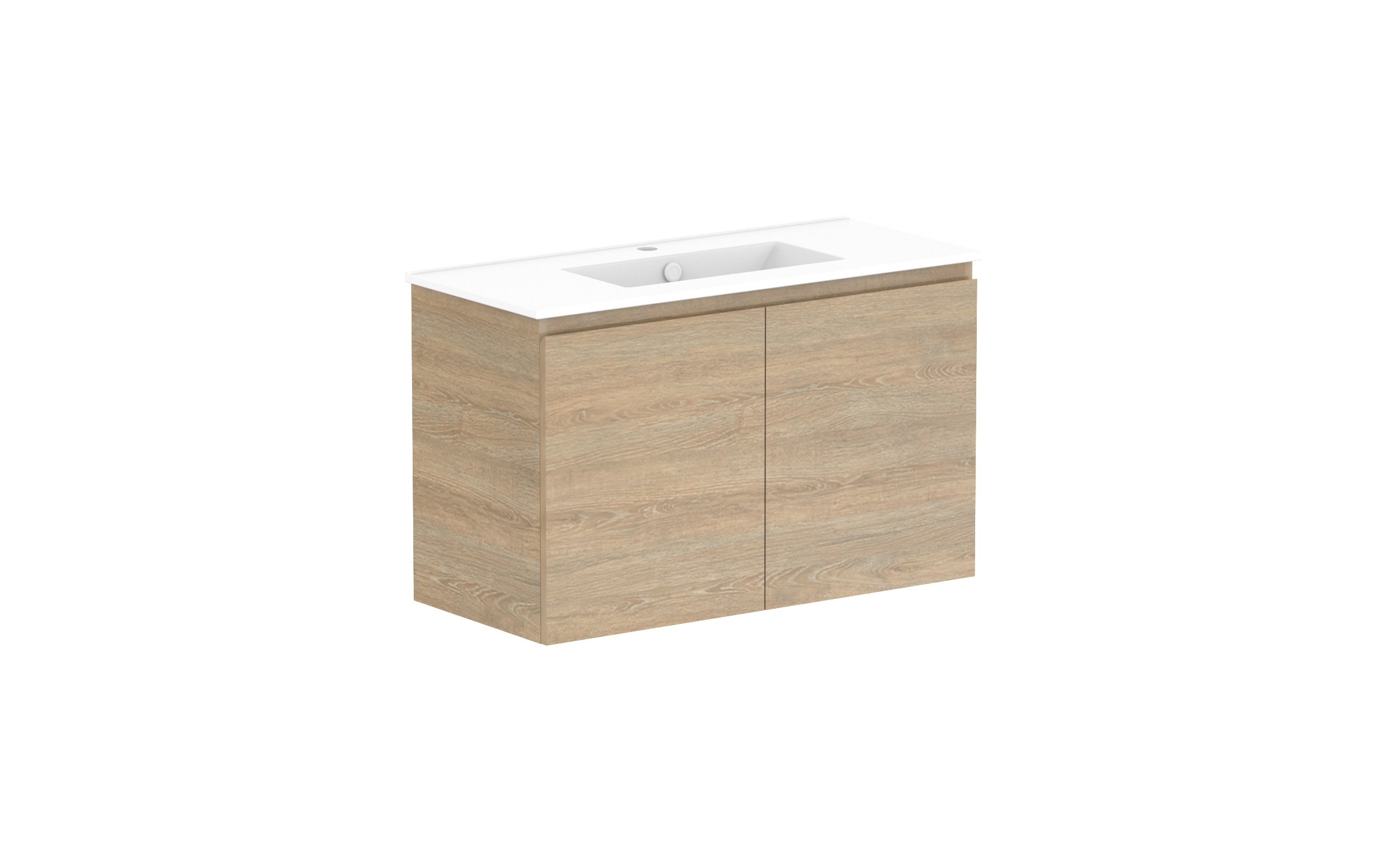 ADP Glacier Lite Ensuite All Door Twin Wall Hung Vanity