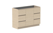ADP Glacier Hamper Freestanding Vanity - 1200mm / No Top / Centre Bowl
