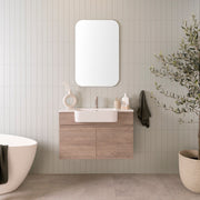 ADP Glacier Lite Semi-Recessed All Door Twin Wall Hung Vanity
